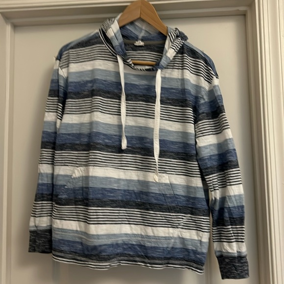 EUC Quiet Storm Striped Hoodie - Picture 1 of 3
